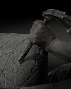 STONE CHISELING